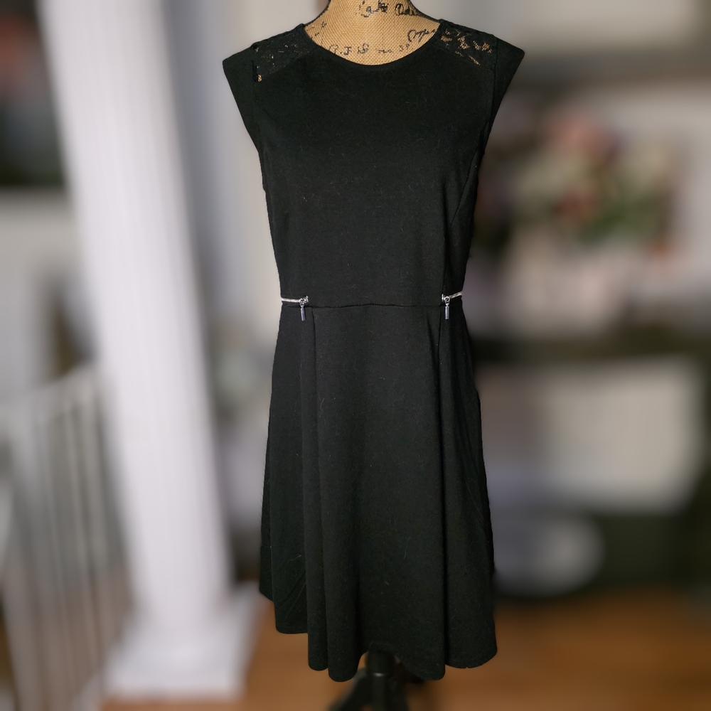 Mossimo Elegant Black Mini Dress